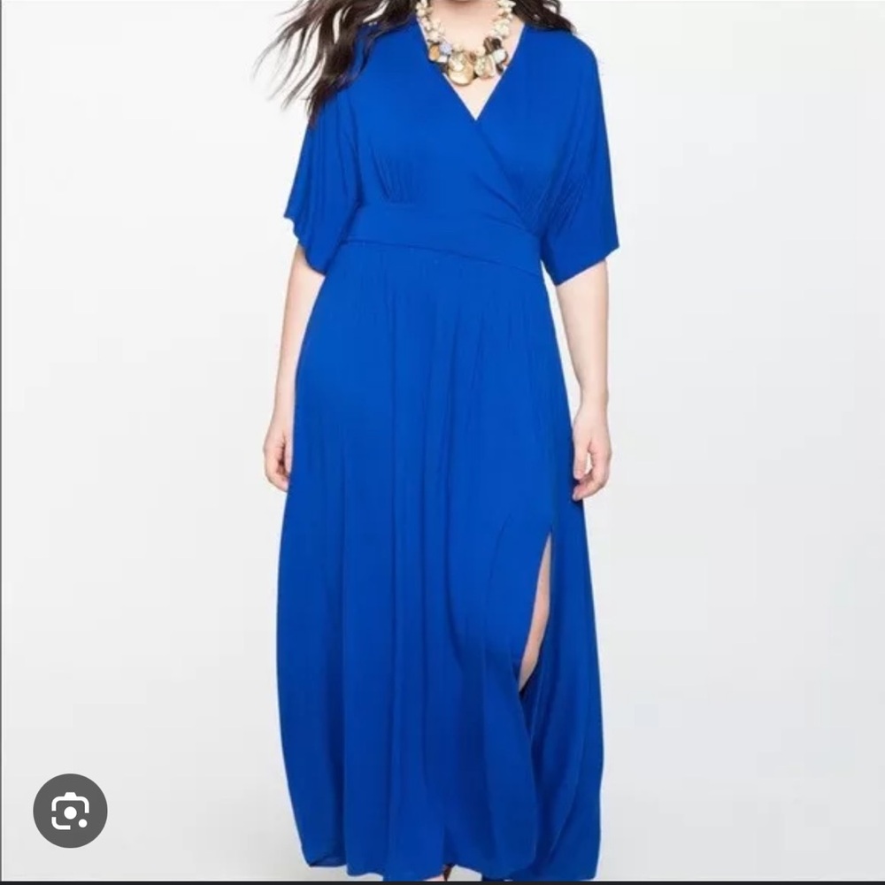 Eloquii blue dress